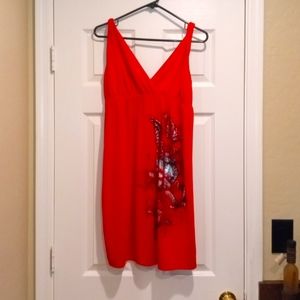 Red tattoo Ed Hardy style Dress